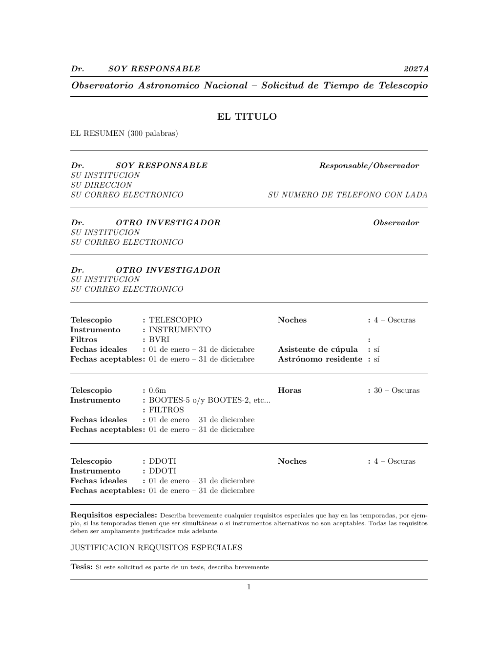 Preview of OAN-SPM Telescope Time Proposal — 2027A LaTeX template